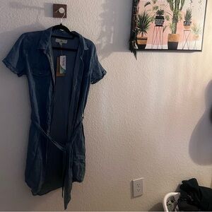 Jean shirt dress - great for summer - soft!